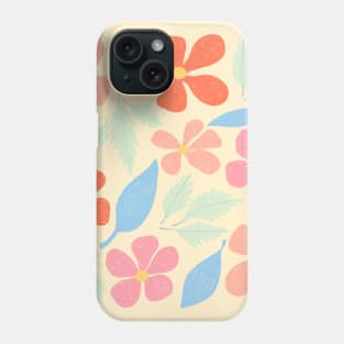 Tropical Vintage Flowers Phone Case