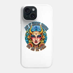 An It Harm None, Do As Ye Will - Daemon I Phone Case