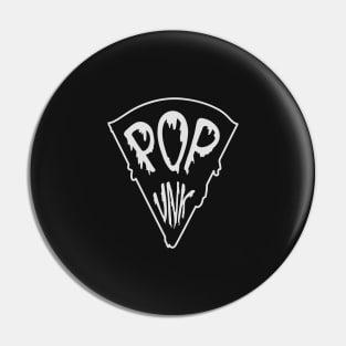 Popunk Pizza Logo Minimal Light Pin