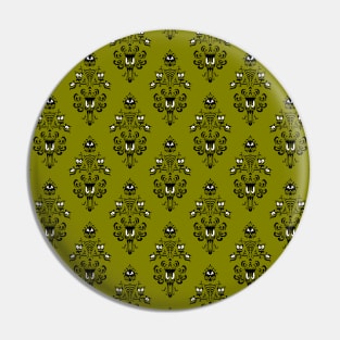 Haunted Mansion Wallpaper Olive Green #Bold Pin