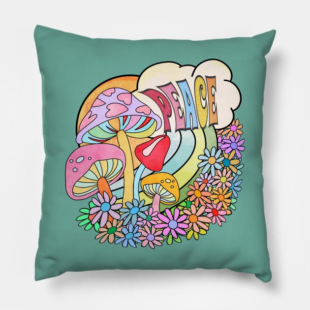 Peace of Cake Pillow by VultureVomitInc