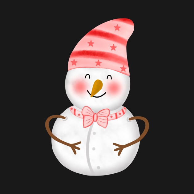 Cute Snowman by Onanong art design shop.