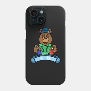 Graffiti Bear Head Cartoon Phone Case