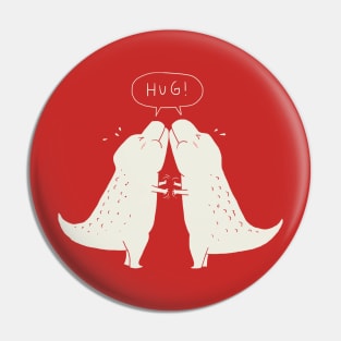 Dino hug Pin