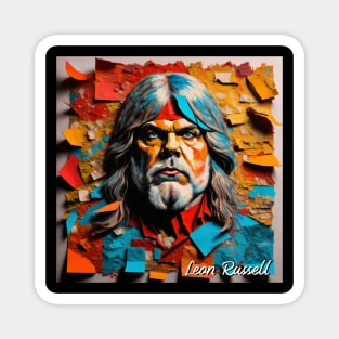 Leon Russel // Paper Art Magnet