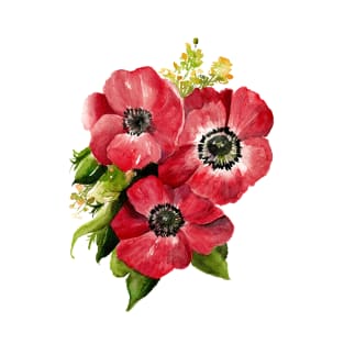 Red anemones T-Shirt