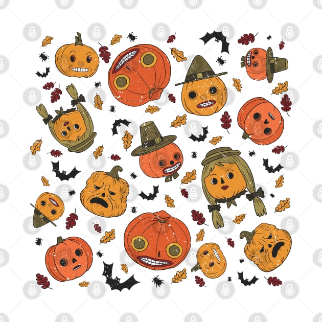 Over the Garden Wall Halloween Pattern by RetroPandora