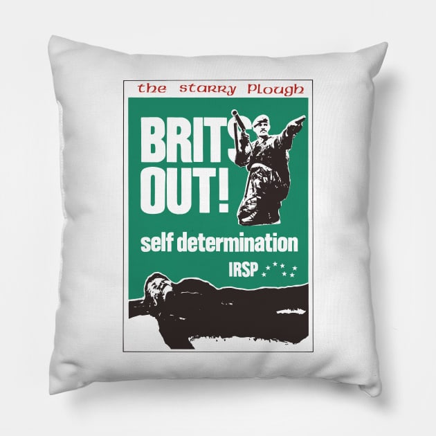 Brits Out - The Starry Plough Pillow by feck!