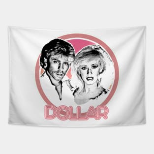 Dollar // 80s Synthpop Fan Design Tapestry