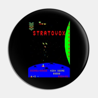 Mod.1 Arcade Stratovox Space Invader Video Game Pin