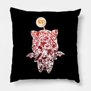 Moogleverse (red) Pillow