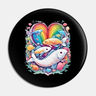 Colorful Fish Pin