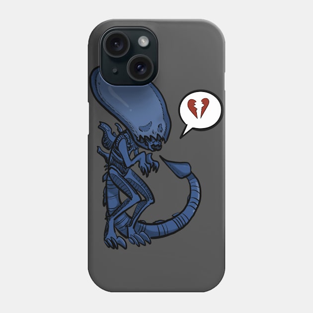 Xenomorphs need love too Phone Case by Az