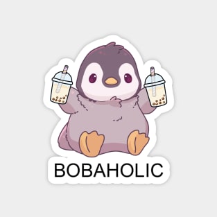 Bobaholic Pengu Needs Help! Magnet