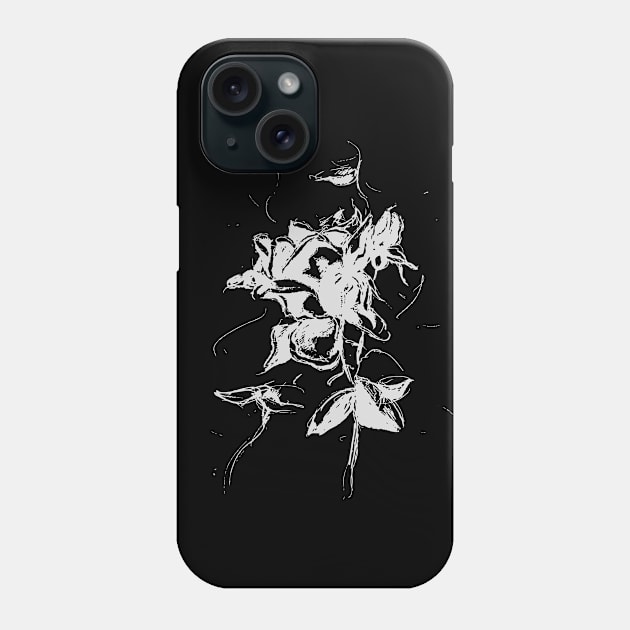 Gothic Rose Phone Case by zeljkica