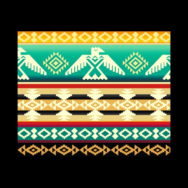 The Eagle | Native American Pattern by visionarysea