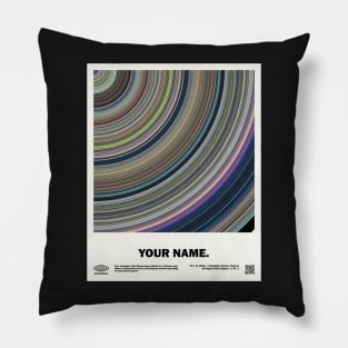 minimal_Your Name Abstract Liquid Art Anime Pillow