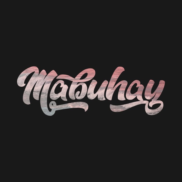 Mabuhay Cursive Waves by Mabuhay Clothing