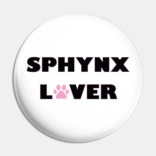 Sphynx Lover Pin