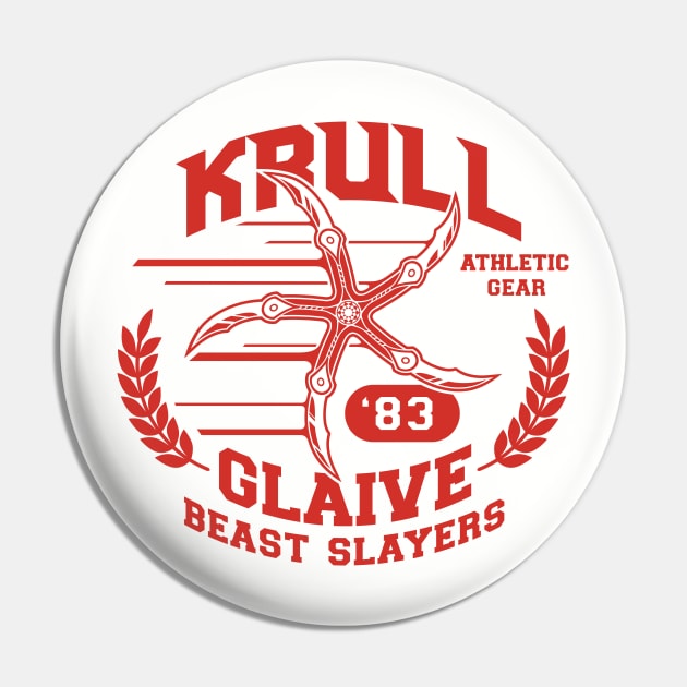 Krull Glaive Beast Slayers Athletic Gear Pin by Mattgyver