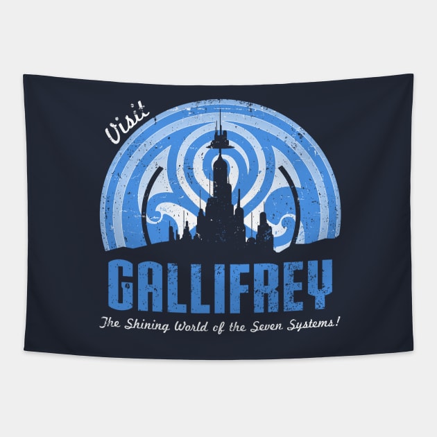 Visit Gallifrey Tapestry by alecxps