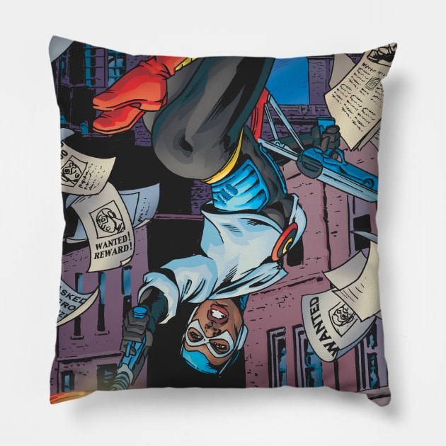 BLACK BETTY STRIKES AGAIN Pillow by INK&EYE CREATIVE