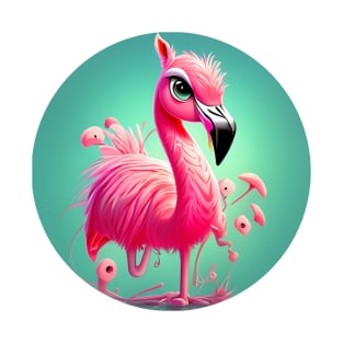 Cute fancy flamingo. T-Shirt