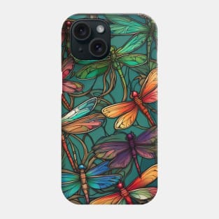 Dragonfly Rush Colorful Dragonflies Phone Case