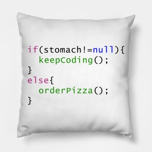 Funny code - Order Pizza Pillow