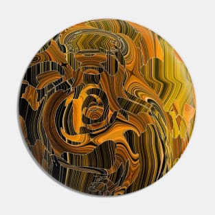 Digital abstract art 3.5 Pin