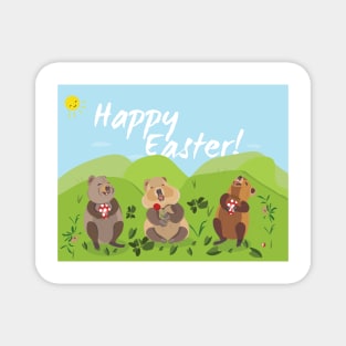 Happy Easter! Smile and celebrate Magnet