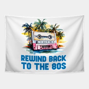 Rewind back to the 80s - Old School Classic Retro Tapestry