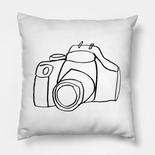 Minimal DSLR Camera Pillow