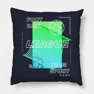 Football league team spirit Pillow