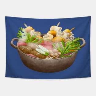 Hot Pot Illustration Tapestry