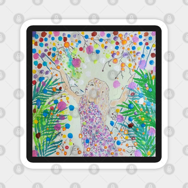 Conversations with fairies Magnet by JulieWestmore