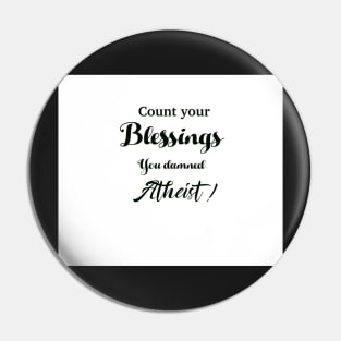 Count your blessings Pin