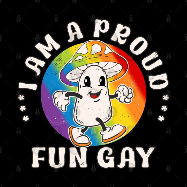 Fungi Fun Gay Funny LGBTQ+ Toadstool Pun by FloraLi