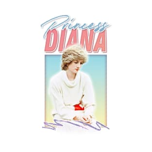 Princess Diana ///// Retro 90s Fan Art T-Shirt