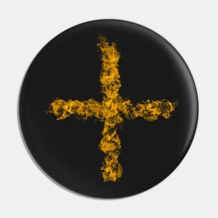 Firey Cross Pin