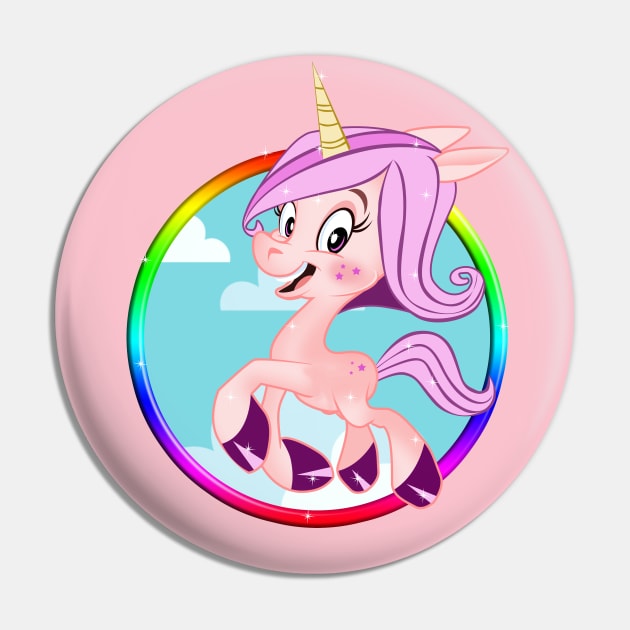 Suzi the happy unicorn Pin by richhwalsh