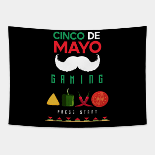 Cinco de mayo mexican gamer Tapestry