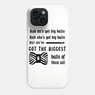 Crochet • Big Balls of Yarn Crafts Phone Case