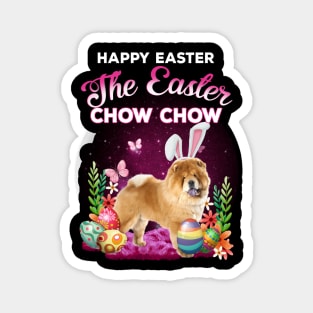 Chow Chow Dog Happy Easter, Chow Chow Lover, Easter Dog Magnet