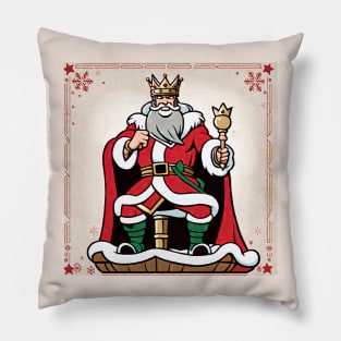 The king Christmas Pillow