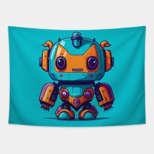 Cute Robot Tapestry