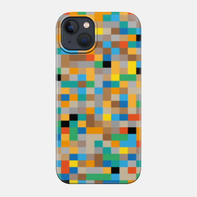 minecraft happy color - Minecraft Design - Phone Case
