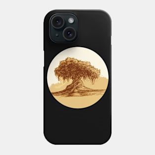 Willow Tree Orange Phone Case