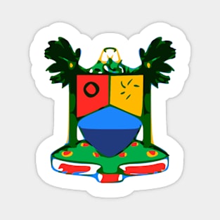 Lagos Nigeria Flag Decal Magnet