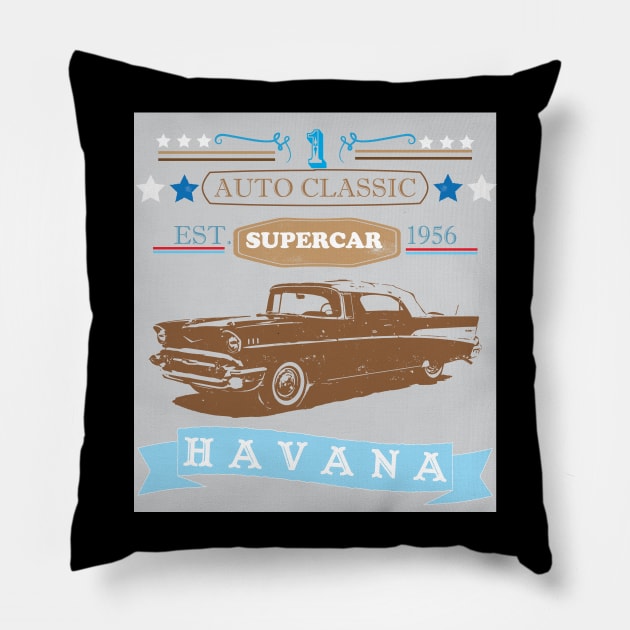 CLASSIC HAVANA Pillow by theanomalius_merch